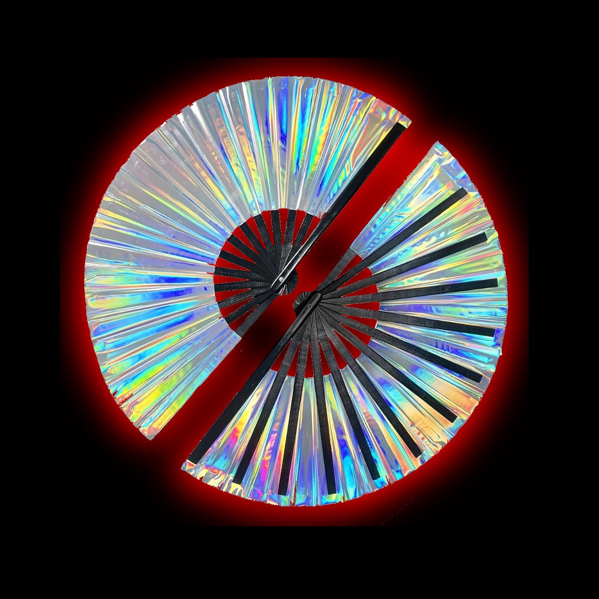 holographic hand fan